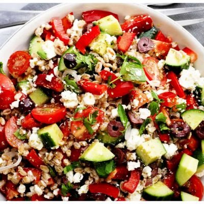 resipi Dipilih - Salad Spelt Greek