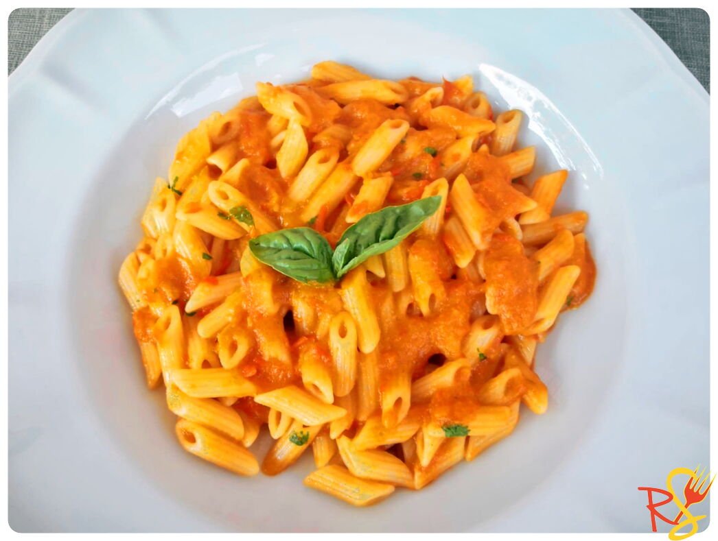 Chay nướng Red Pepper Sauce Pasta