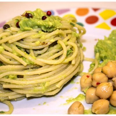 Recipes Selected - Vegan Creamy Avocado Pasta With Chickpea