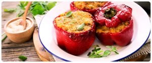 Recipes Selected - Neapolitan Stuffed Peppers